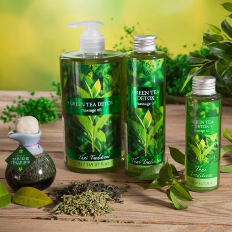 Масло массажное Зеленый Чай Детокс (260 мл)
