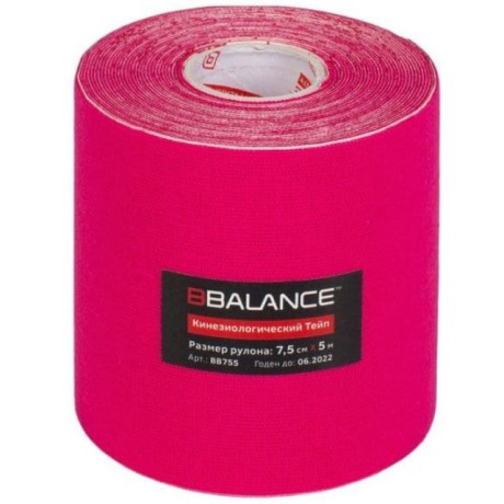 Кинезио тейп BB розовый 7,5см*5м