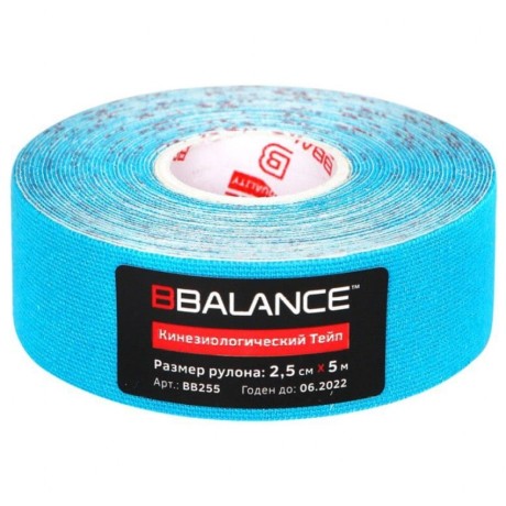 Кинезио тейп BB голубой 2,5см*5м