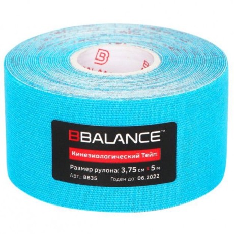 Кинезио тейп BB голубой 3,75см*5м