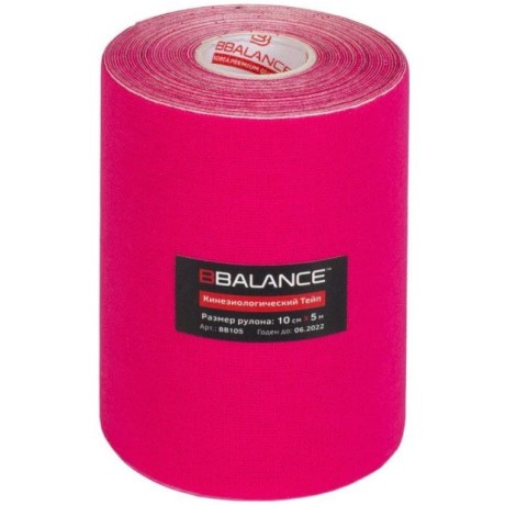 Кинезио тейп BB розовый 10см*5м
