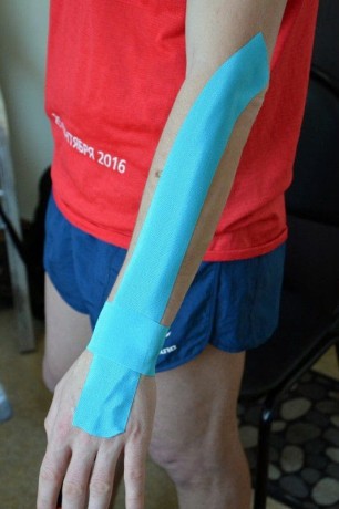 Кинезио тейп BB Silk голубой 5см*5м