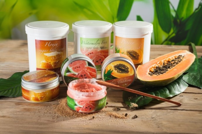 Сахарный скраб для тела Папайя (1 л)