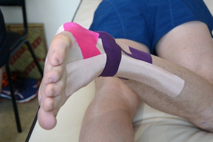 Кинезио тейп BB Silk фиолетовый 5см*5м