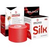 Кинезио тейп BB Silk красный 5см*5м