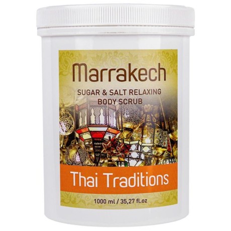 Сахарно-солевой скраб для тела расслабляющий Марракеш 1000 мл