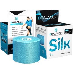 Кинезио тейп BB Silk Max голубой 5см*5м