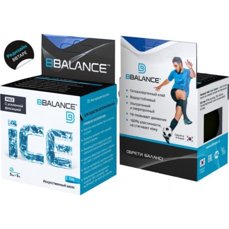 Кинезио тейп BB Silk Max голубой 5см*5м