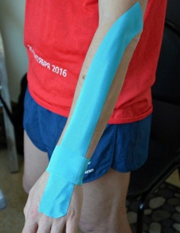 Кинезио тейп BB Silk Max голубой 5см*5м