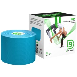 Кинезио тейп BB Lite голубой 5см*5м