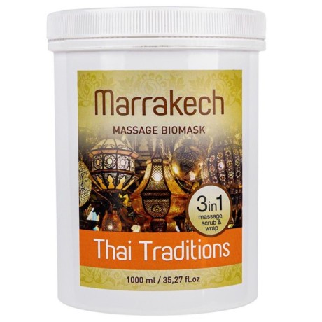 Биомаска массажная с глиной гассул и маслом арганы 3-в-1 Марракеш 1000 мл
