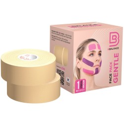 Тейп для лица BB GENTLE бежевый 2,5см*5м (2 рул)