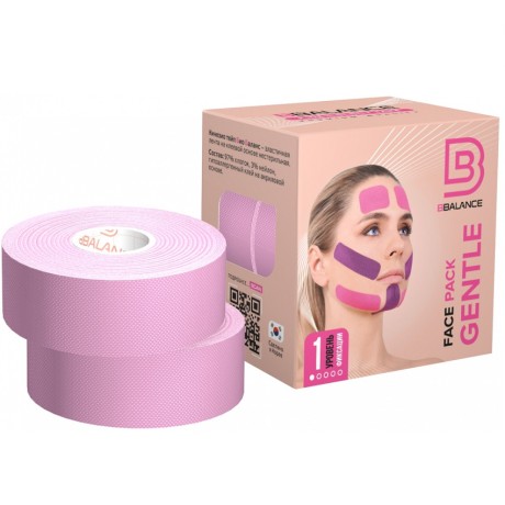 Тейп для лица BB GENTLE сакура 2,5см*5м (2 рул)