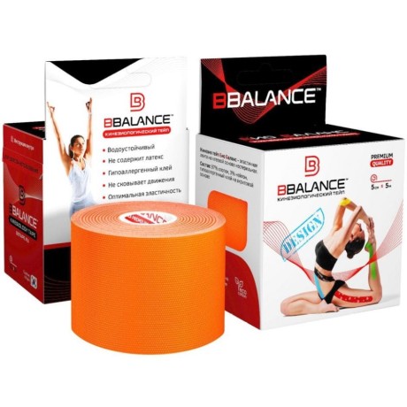 Кинезио тейп BB FL оранжевый 5см*5м