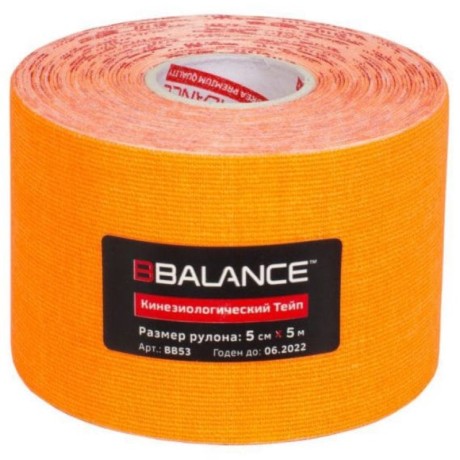 Кинезио тейп BB FL оранжевый 5см*5м