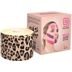 Тейп для лица BB Super Soft леопард 5см*5м