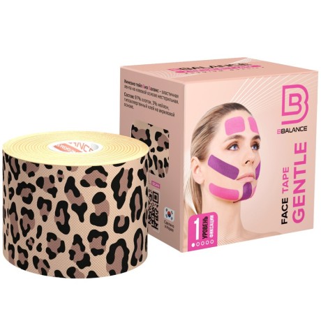 Тейп для лица BB GENTLE леопард 5см*5м